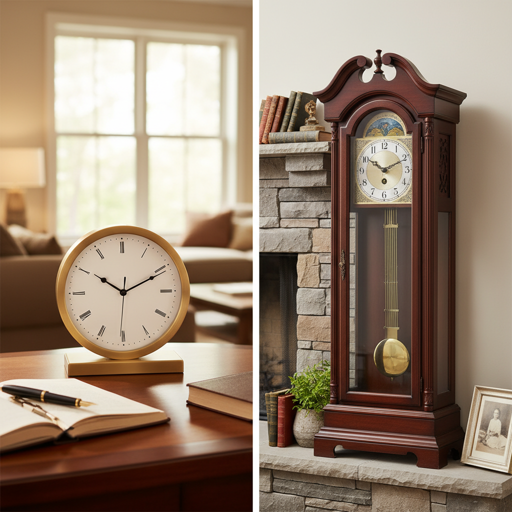 Desk Clock vs Mantle Clock: Choosing Your Timeless Companion
