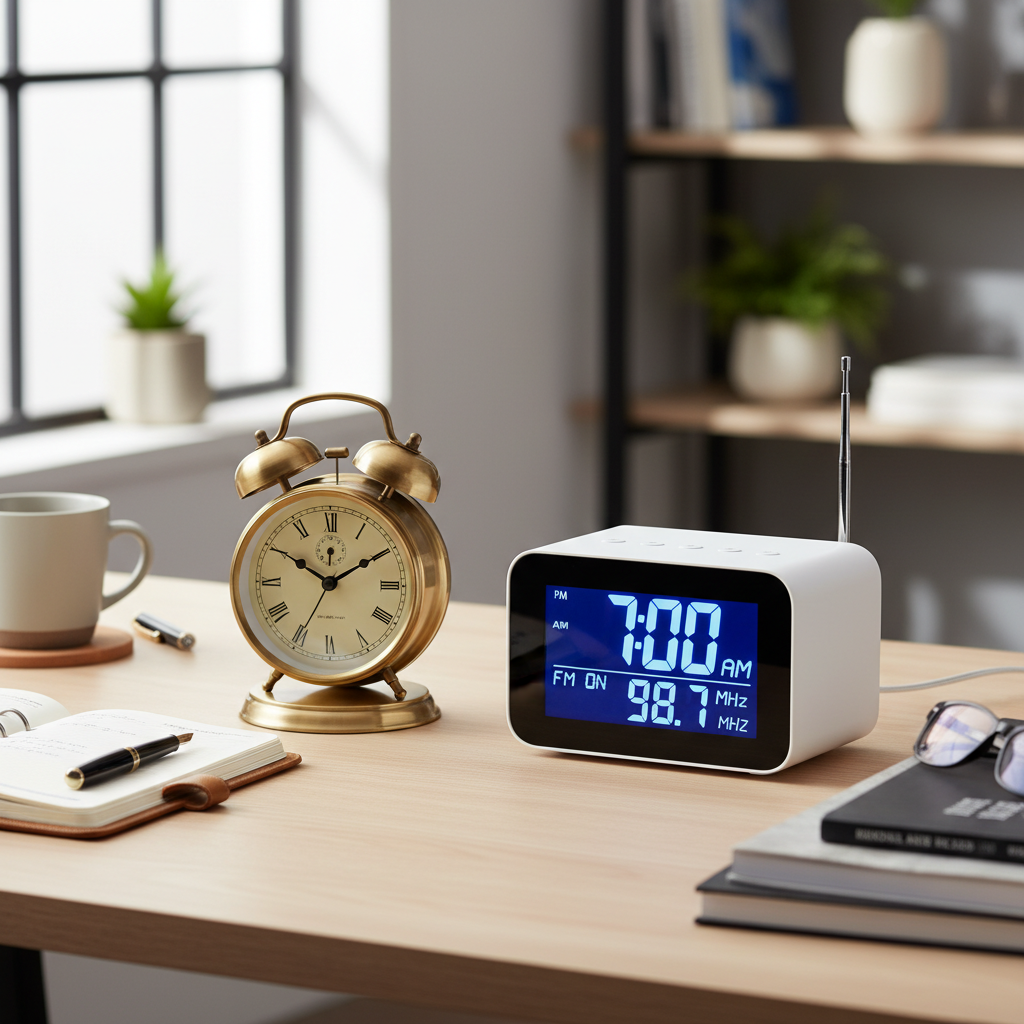 Desk Clock vs Radio Clock: Choosing Your Perfect Timepiece