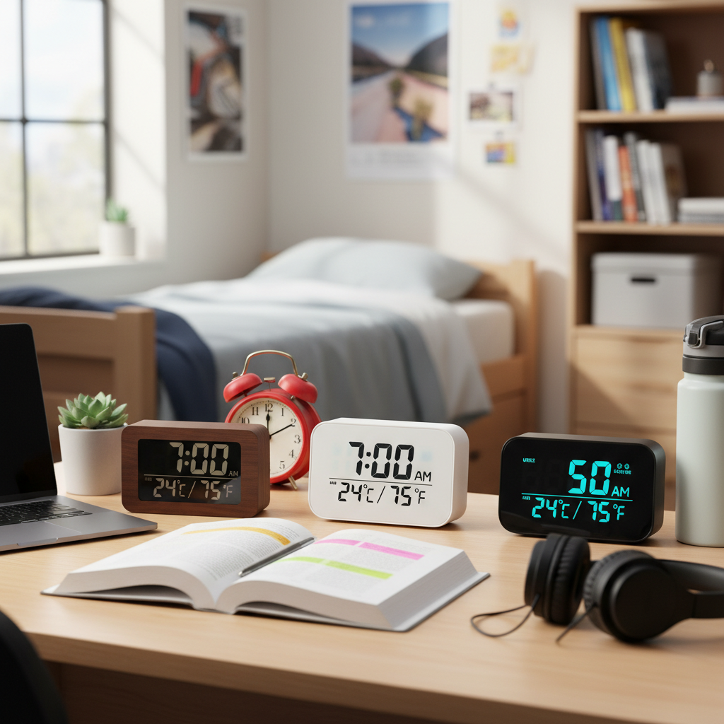 The Ultimate Desk Clock Guide for College Dorm Room Students